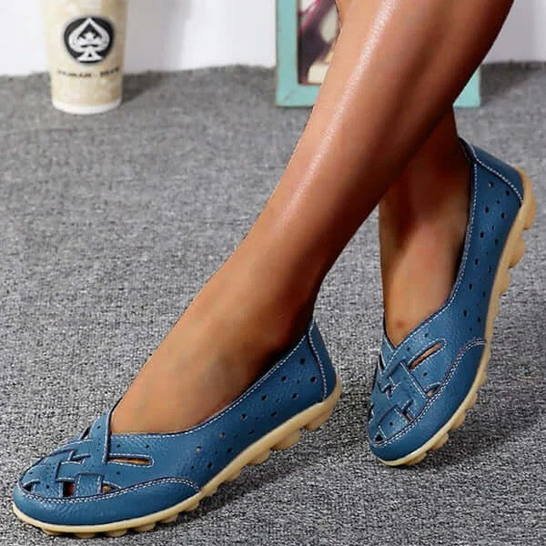 Summer Sale - Orthopedic Loafers In Breathable Leather